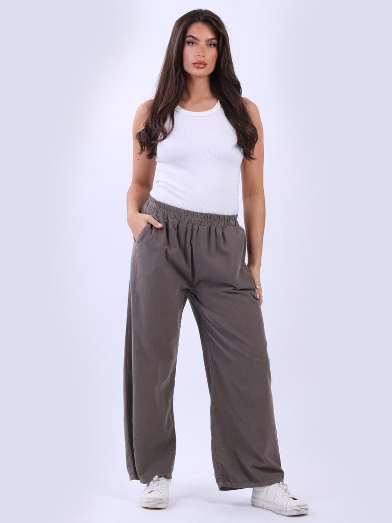 Cotton Corduroy Trouser Mocha