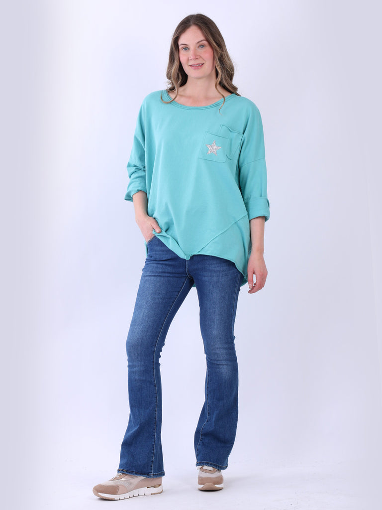 Lagenlook Tunic Top Teal