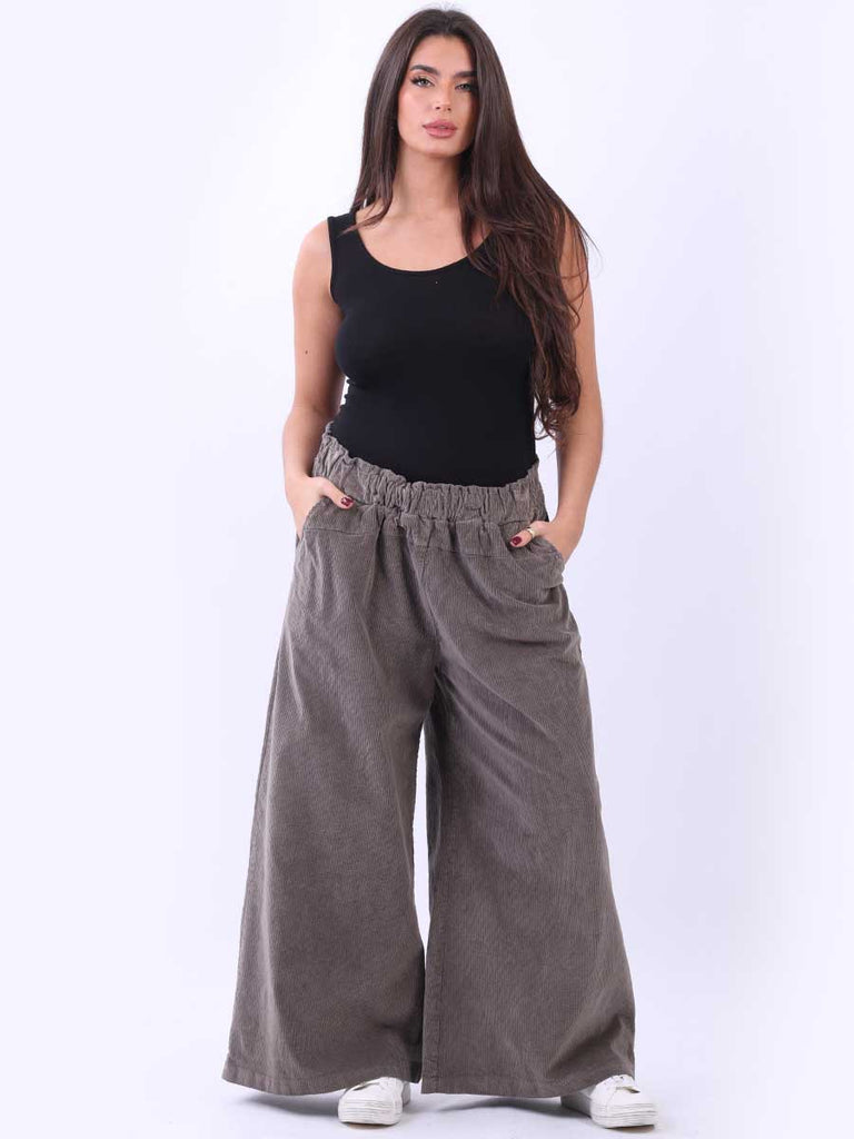 Cotton Corduroy Trouser Mocha